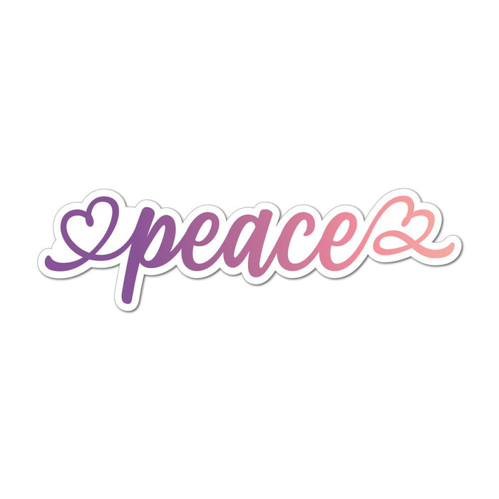 Peace Laptop Car Sticker Decal