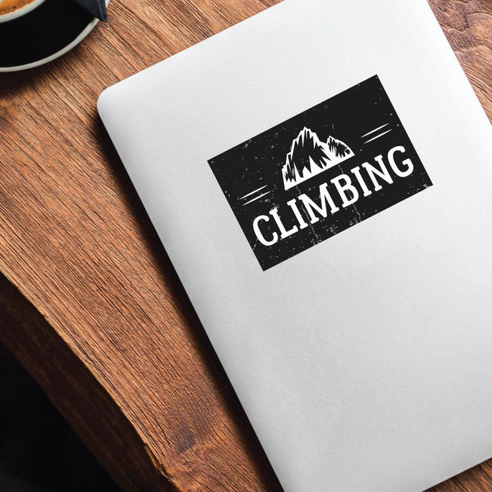 Mountain Climbing Sticker Decal